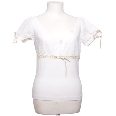 Top (Wit, Beige) van Blumarine Katoen, Elastaan