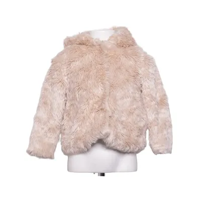 Jacket (Beige) from Zara Girls Acrylic, Polyester