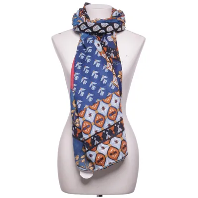 Kostymsjal (Blå, Flerfärgad) från Rosenvinge Polyester