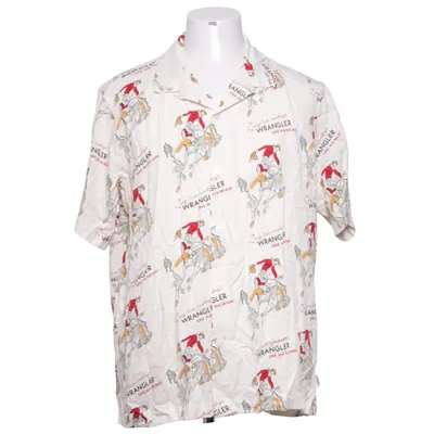Chemise à manches courtes (Beige, Multicolore) de Wrangler Viscose