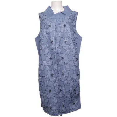 Jurk (Blauw) van Thea Katoen, Linnen