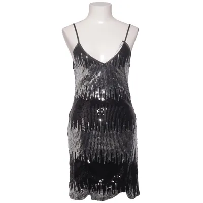 Cocktailklänning (Svart, Silverfärgad) från Maner Polyester