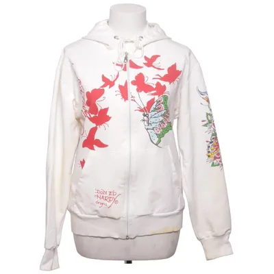 Huvtröja (Vit, Röd, Flerfärgad) från Ed Hardy Bomull