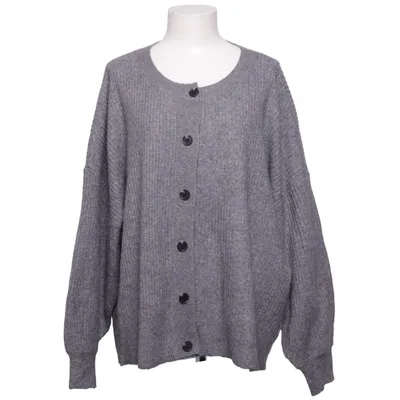 Cardigan (Grijs) van Zizzi Gerecycled polyester