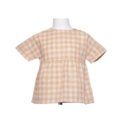 Topp (Beige, Vit) från Wheat Bomull, Linne