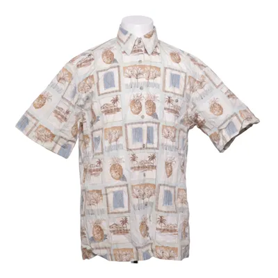 Kortärmad skjorta (Beige, Brun, Blå) från Moda Campia Bomull