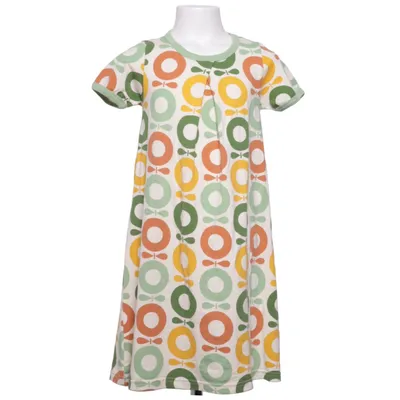 Dress (Green, Yellow, Brown, Multicolored) from Katvig Elastane, Organic cotton