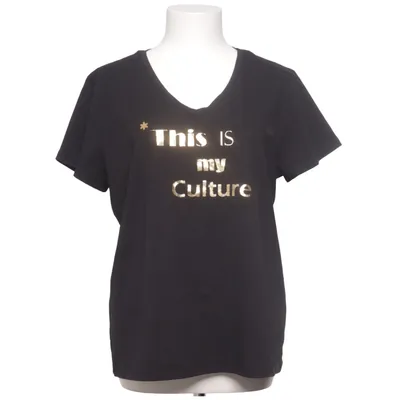 T-shirt (Svart) från Culture Bomull, Elastan