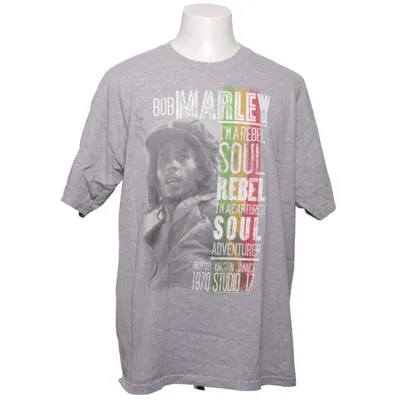 T-shirt (Bob Marley Soul Rebel) de Zion Rootswear Coton