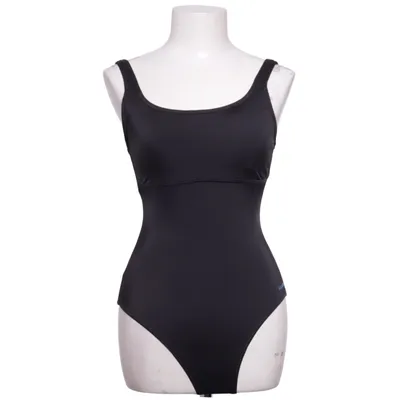 Maillot de bain une pièce (Noir) de Nabaiji Élasthane, Polyamide, Polyester