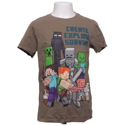 T-shirt (Grøn, Flerfarvet) fra Mojang