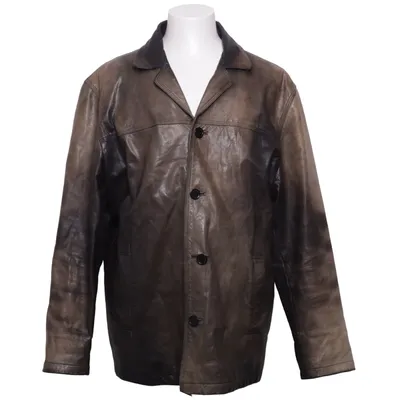 Leather blazer (Brown, Gray) from Molltan Leather