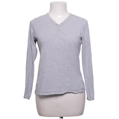 Henley shirt (Grijs) van Queentex Katoen, Metallvezel, Viscose