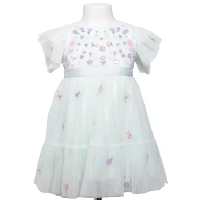 Flower girl dress (Green, Multicolored) from Mothercare