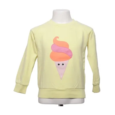 Sweatshirt (Gul, Flerfarvet) fra Wauw Capow Bomuld, Elastan