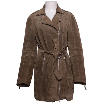 Bikerjack (Bruin) van Freaky Nation Katoen, Leer, Polyester