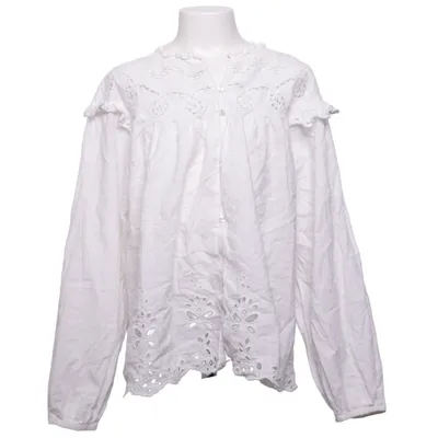 Blouse (White) from Zara Polyester