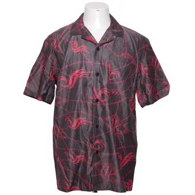 Short sleeve shirt (Gray, Red) from Han Kjøbenhavn Polyester, Viscose
