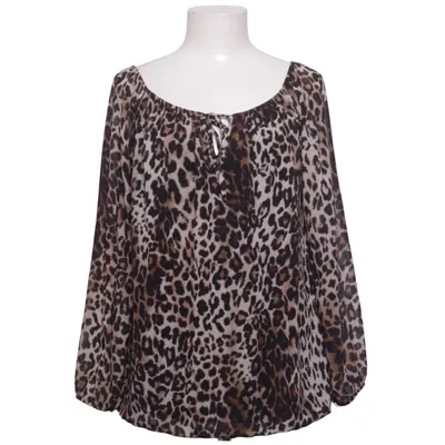 Blouse (Beige, Marron, Noir) de Hollies Polyester, Viscose