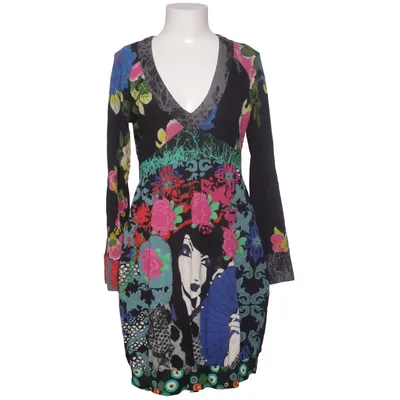Kjole (Sort, Flerfarvet) fra Desigual Bomuld