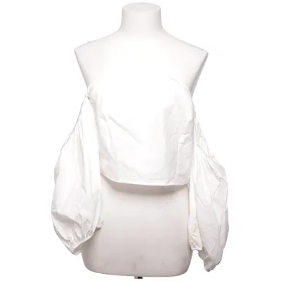 Crop top (White) from LCW Casual Cotton, Elastane, Polyester