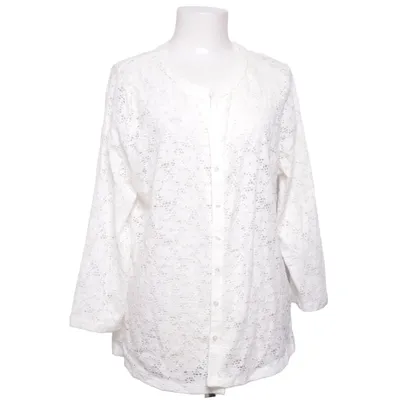 Blouse (Wit) van Serenity by Indiska Katoen, Elastaan, Polyamide