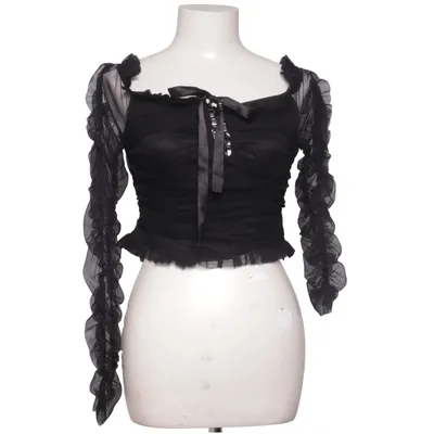 Crop top (Sort) fra Trendyol Polyester