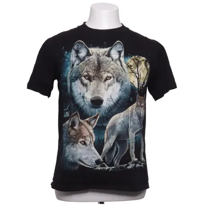 T-shirt (Black, Multicolored) from Rock Eagle Cotton