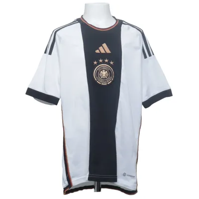 Fotbollströja (Vit, Svart, Röd, Guldfärgad) från Adidas Återvunnen polyester