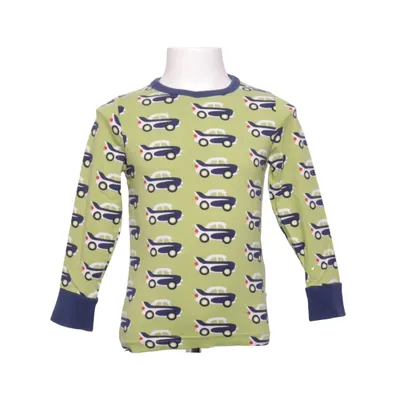 Long sleeve T-shirt (Green, Blue, Multicolored) from Maxomorra Cotton, Elastane