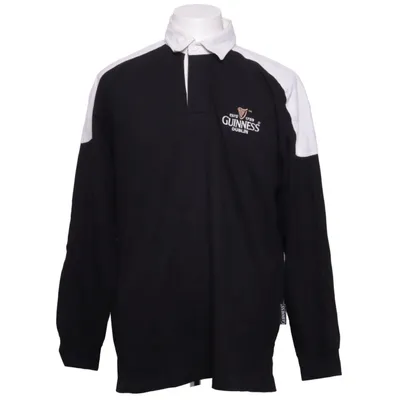 Maillot de rugby (Noir, Blanc) de Guinness Coton