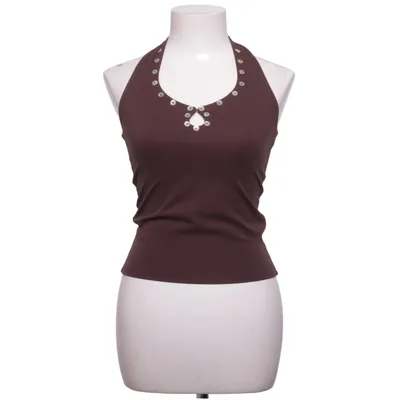 Halternecktopp (Brun) från Cotton On Elastan, Polyester