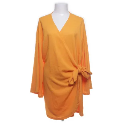 Wrap dress (Orange) from Esmara Elastane, Polyester