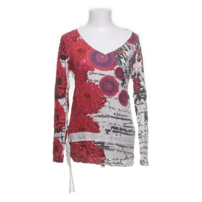 Långärmad t-shirt (Röd, Vit, Flerfärgad) från Desigual Viskos