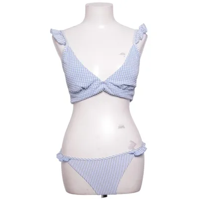 Bikini (Blauw, Wit) van Aerie Elastaan, Polyamide, Polyester