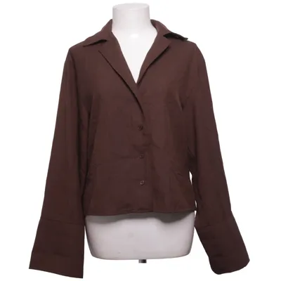 Shirt (Bruin) van The Slow Label Linnen, Polyester, Tencel