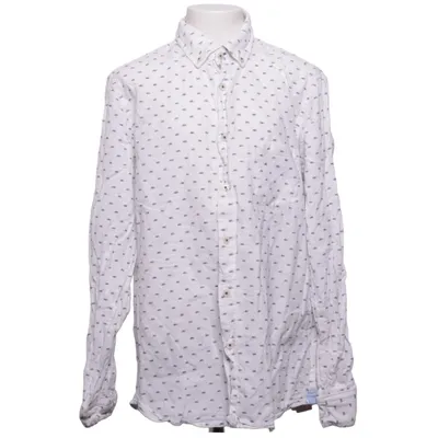 Businesshemd (Weiß, Blau) von Massimo Dutti Boys & Girls Baumwolle, Leinen