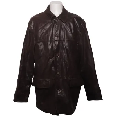 Läderrock (Brun) från Graphite Akryl, Bomull, Skinn, Polyester