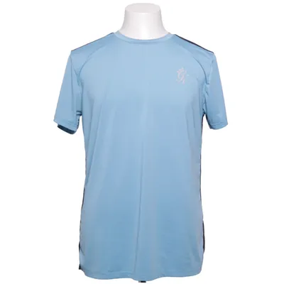 T-shirt (Blue, Black) from Gym King Elastane, Polyester