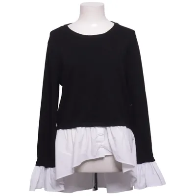 Top (Black, White) from Qed London Polyamide, Polyester, Viscose