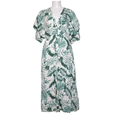 Maxi jurk (Groen, Meerkleurig) van Johanna Ortiz x H&M Linnen, Viscose, Katoen