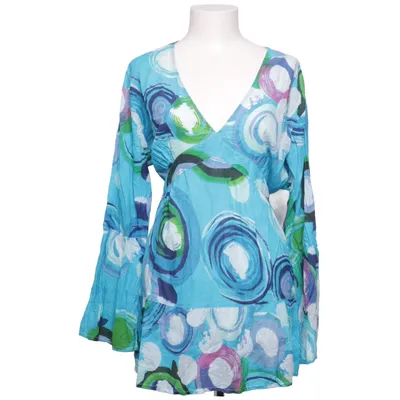 Blouse (Bleu, Multicolore) de Silk Road Coton biologique
