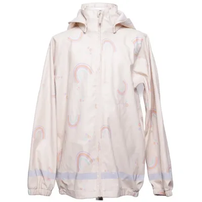 Regnjakke (Beige, Flerfarvet) fra Mywear Young Polyester, Polyurethan