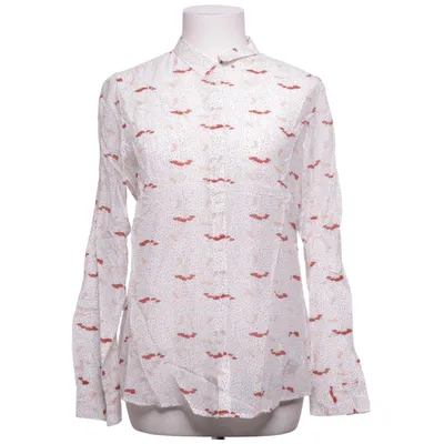 Shirt (Wit, Bruin, Grijs) van Monoprix Femme Katoen, Zijde