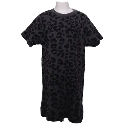 Dress (Gray, Black) from Koton Kids Elastane, Metallic fiber