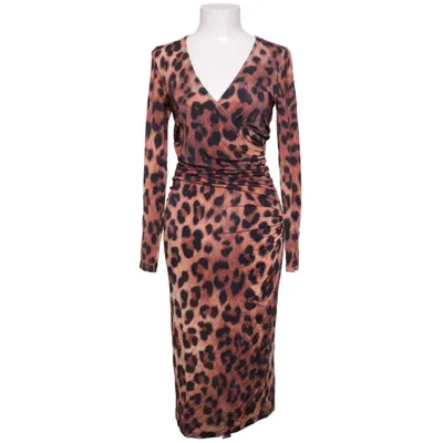Maxi jurk (Bruin, Zwart) van Jessica Frej Elastaan, Viscose