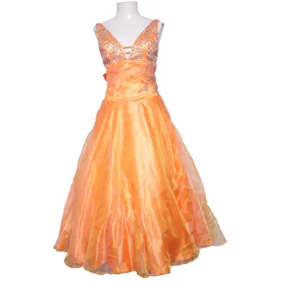 Evening gown (Orange) from Dynasty Polyester