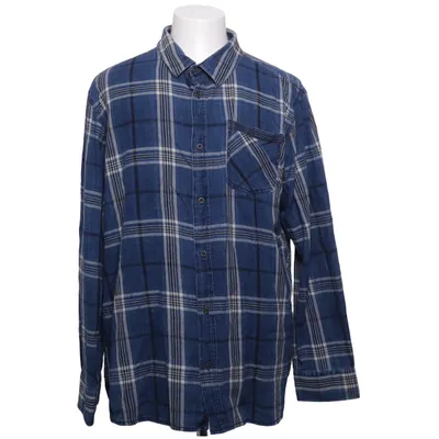 Flannel shirt (Blue, White, Black) from Tom Tompson Cotton