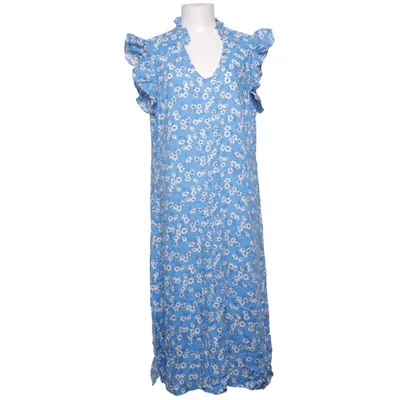 Robe longue (Bleu, Blanc) de George Viscose