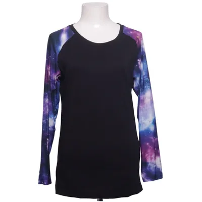 Lange mouwen shirt (Zwart, Blauw, Lila, Meerkleurig) van EMP Organisch katoen, Polyester